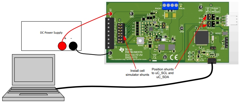 Texas Instruments BQ76907EVM 驱动评估模块